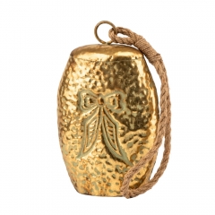 Металевий дзвіночок, золотий, 29 см (6033-014)