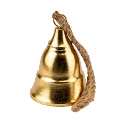 Металевий дзвіночок, золотий, 17,5 см (6033-020)