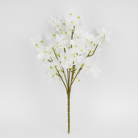 Декоративні штучні квіти, білі, 47 см (9270-001) Декоративні штучні квіти, білі, 47 см (9270-001)