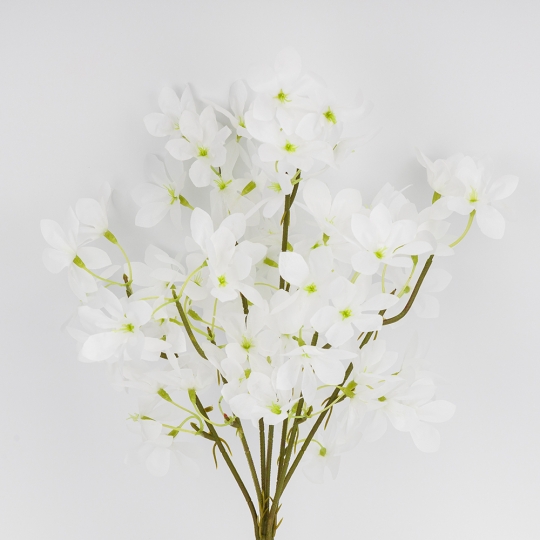 Декоративні штучні квіти, білі, 47 см (9270-001) Декоративні штучні квіти, білі, 47 см (9270-001)