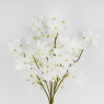 Декоративні штучні квіти, білі, 47 см (9270-001)
