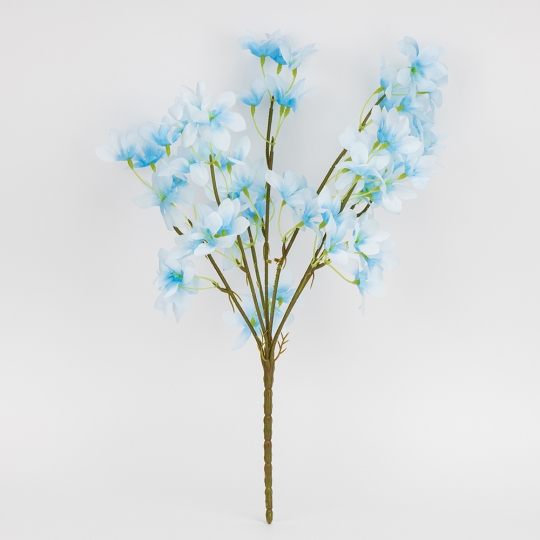 Декоративные искусственные цветы, голубые, 47 см (9270-004) Декоративные искусственные цветы, голубые, 47 см (9270-004)