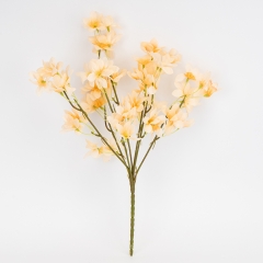 Декоративные искусственные цветы, оранжевые, 47 см (9270-006)