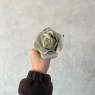 Головка розы, голубая, 8 см (8503-007/1)
