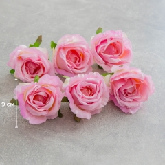 Головка троянди, рожева, 9 см (8503-008/1)