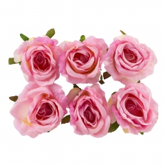 Головка троянди, рожева, 9 см (8503-008/1)