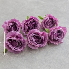 Головка троянди, темно-бузкова, 9 см (8503-008/3)