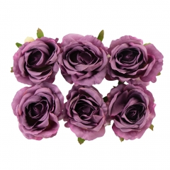 Головка троянди, темно-бузкова, 9 см (8503-008/3)