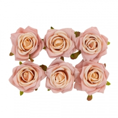 Головка троянди, кремово-рожева, 6 см (8503-009/1)