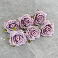 Головка троянди, бузкова, 6 см (8503-009/2)