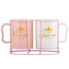 Набор кружек "Завтрак влюбленных", 360 мл (9028-021)