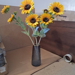 УЦІНКА Ваза "Камелія", темна, 21,5 см (Тріщина на дні) (00BR-9169-007)