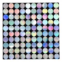 Декоративна панель з паєтками для фотозони, перламутрова, 30*30см, 100 паєток (8519-007)