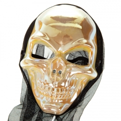 Маска на Хелловін "Череп перламутровий" (8812-008)