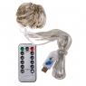 Гирлянда-штора 300 LED, разноцветная, 3*3 м, от USB (9133-024)