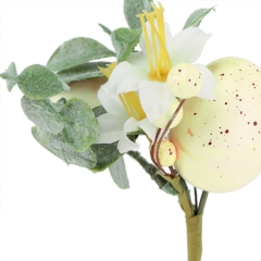 Декоративна гілочка «Жовті крашанки», 18 см (5004-040)