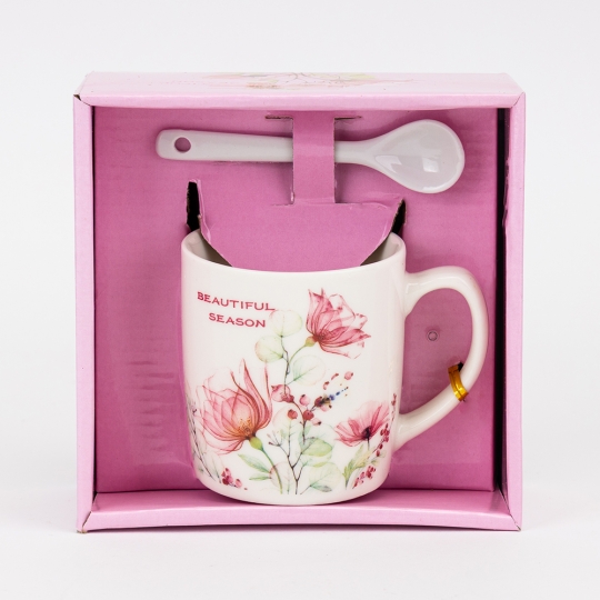 Кружка с ложечкой 