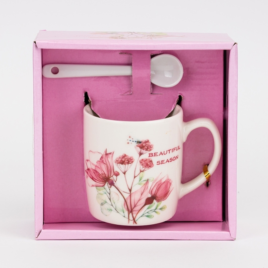 Кружка с ложечкой 