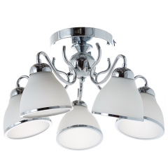 Люстра потолочная белая на 5 конусных ламп (MT003/5) (MT003/5)