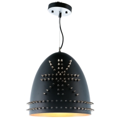 Люстра-подвес чёрного и бронзового цвета с перфорацией (ZD046) (ZD046)
