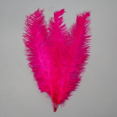 Страусине перо 55 см яскраво-фіолетовий. (8501-001/bright -purple)