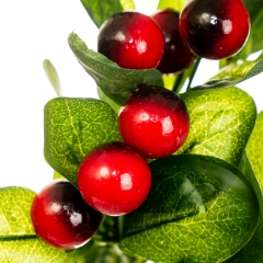 Фруктова гілка з червоними ягодами, 36 см. (8001-002)