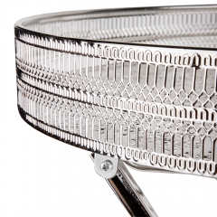 УЦІНКА Піднос на ніжках "Вишуканість", 55 см (сліди ржавчини) (8920-003)