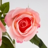 Искусственная роза с 3 бутонами, розовая, 60 см (9259-076)