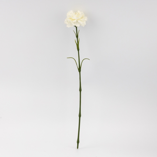 Искусственная гвоздика, белая, 51 см (9259-089) Искусственная гвоздика, белая, 51 см (9259-089)