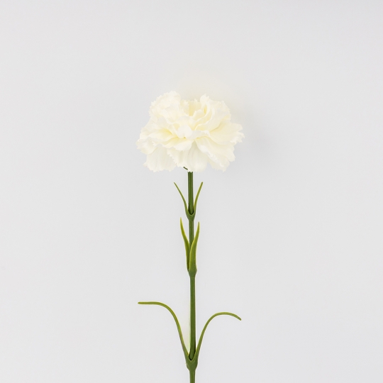 Искусственная гвоздика, белая, 51 см (9259-089) Искусственная гвоздика, белая, 51 см (9259-089)