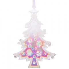 Ялинкова іграшка "Перламутрова ялинка", 12,7 см (6027-054)