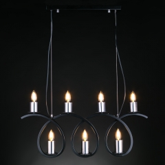 Люстра на 7 свічок у формі спіралі (FZ003/7)