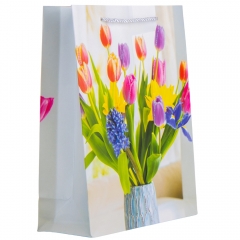 Подарунковий пакет "Тюльпани", 18*26 см (18925-023)
