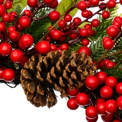 Вінок «Ягідний з шишками» (003NF)