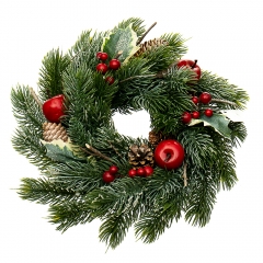 Вінок «Ялиновий з ягодами і шишками» (007NF)