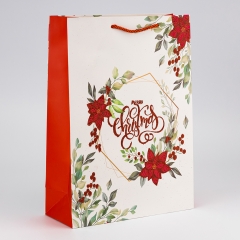 Подарунковий пакет "Різдвяна радість", 31*42 см * Рандомний вибір дизайну (9263-013)