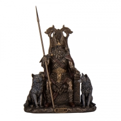 УЦІНКА Статуетка "Одін на троні", 25,5 см (Сколотий палець на статуетці) (00BR-77392A4)