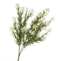 Штучна зелень, біла (8723-208)