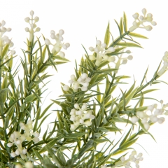 Штучна зелень, біла (8723-208)