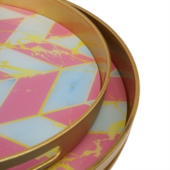 Набір підносів "Рожева мозаїка" (8914-006)