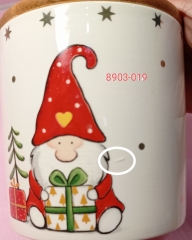 УЦІНКА Ємність для зберігання "Веселий гном", 750 мл (Тріщина глазурі,наплив кераміки,заводський брак) (00BR-8903-019)