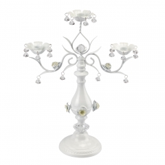 Підсвічник на 3 свічки з кристалами (50 см.) (2011-007)