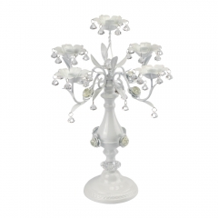 Підсвічник на 5 свічок з кристалами (50 см.) (2011-008)