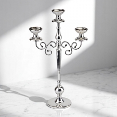 Підсвічник на 3 свічки, хром (68 см.) (2011-019)