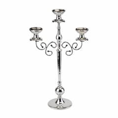 Підсвічник на 3 свічки, хром (68 см.) (2011-019)