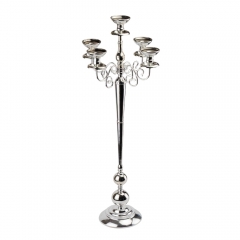 Підсвічник на 5 свічок, хром (100 см.) (2011-021)