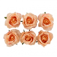 Головка троянди, персикова, 7 см (8503-002/1)