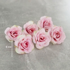 Головка троянди, рожева, 5 см (8503-006/4)