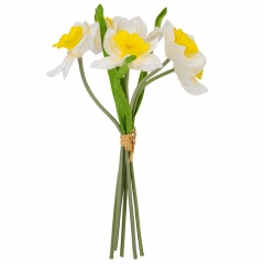 Букет нарциссов "Муза", белый, 33 см (9160-051)