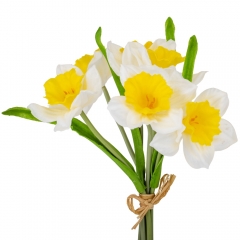 Букет нарциссов "Муза", белый, 33 см (9160-051)